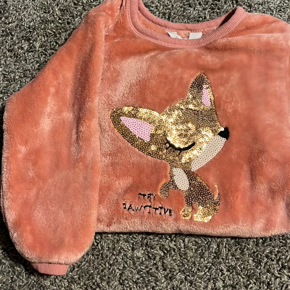 Toddler pink sweater